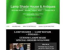 Tablet Screenshot of lampshadehouse.com